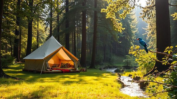 Découvrez le charme du camping de luxe en pleine nature